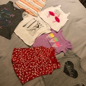 SOLD Girls shirt bundle (mix of 4t and 5t)
